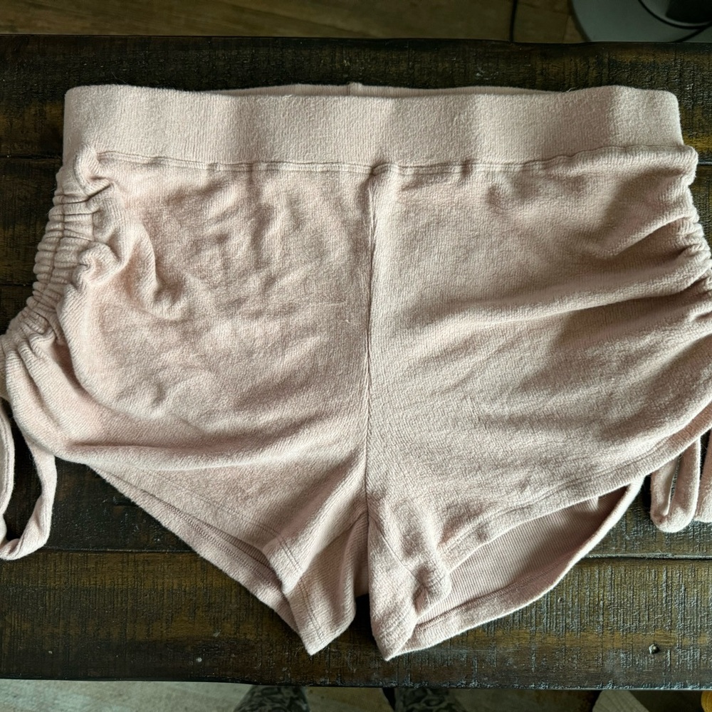 Pink Drawstring Shorts